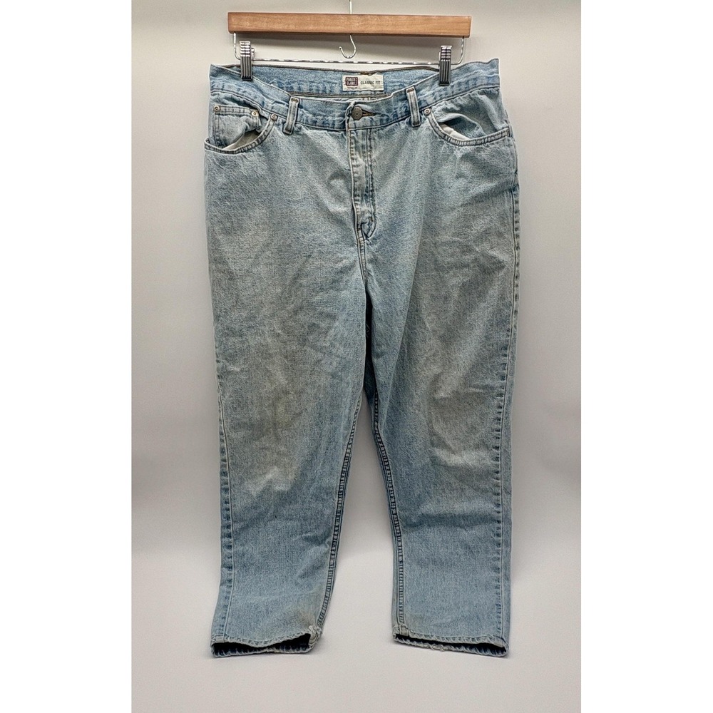 Faded Glory Jeans Womens 18 WA Light Wash Blue Classic Fit Straight Leg Denim